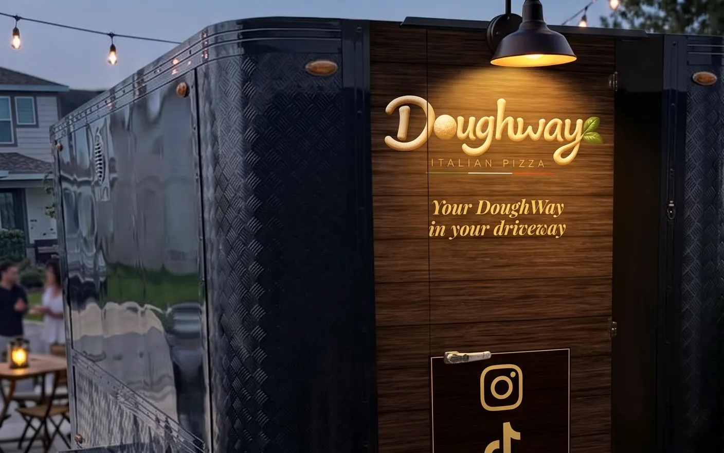 Porta posteriore del truck DoughWay: Your DoughWay in your driveway